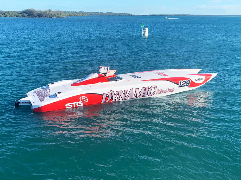 dynamic racing boat