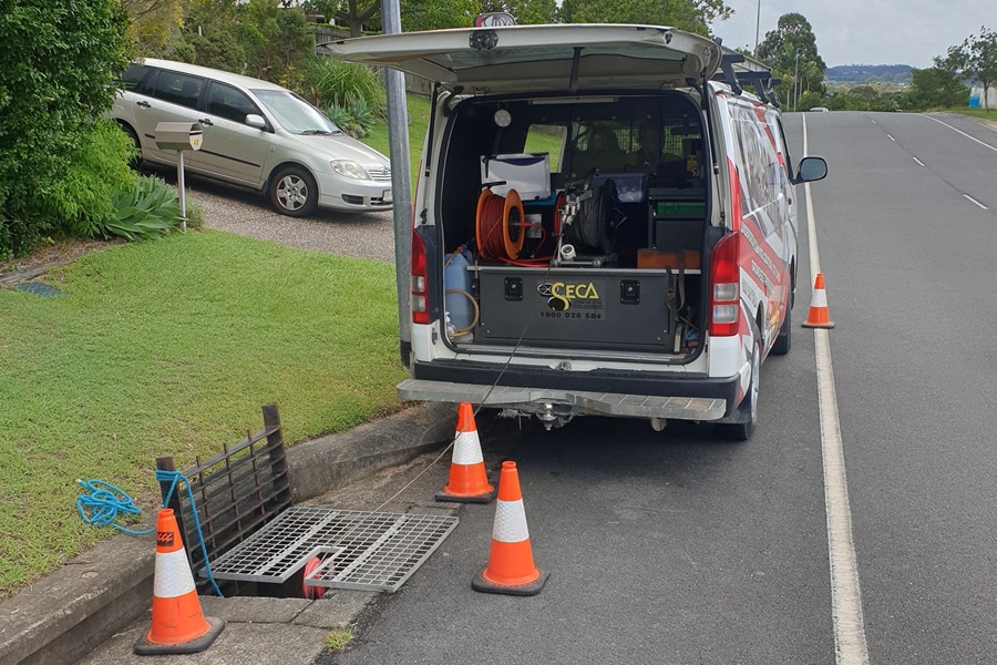 CCTV Camera Pipe Inspection on The Gold Coast